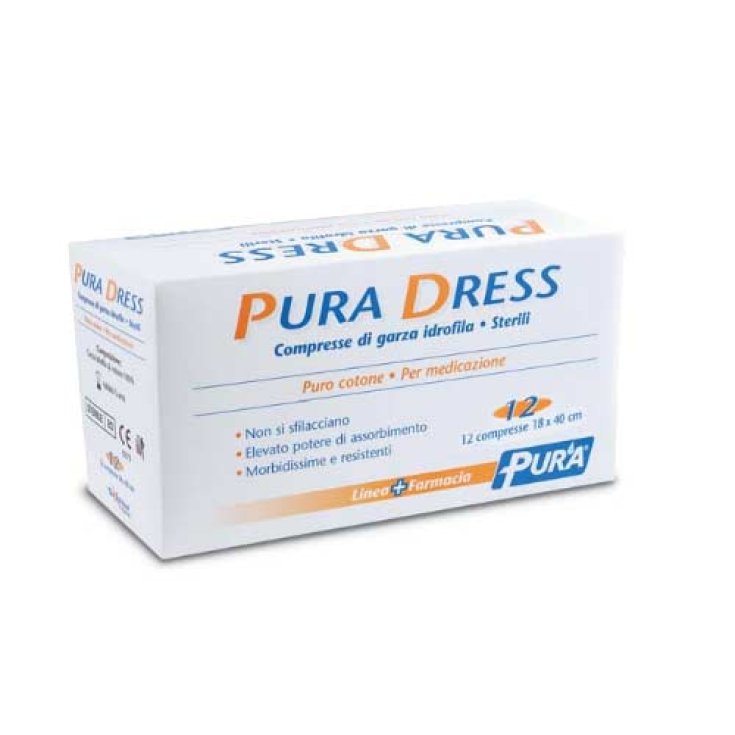 PURA DRESS GARZA 18X40CM 12PZ