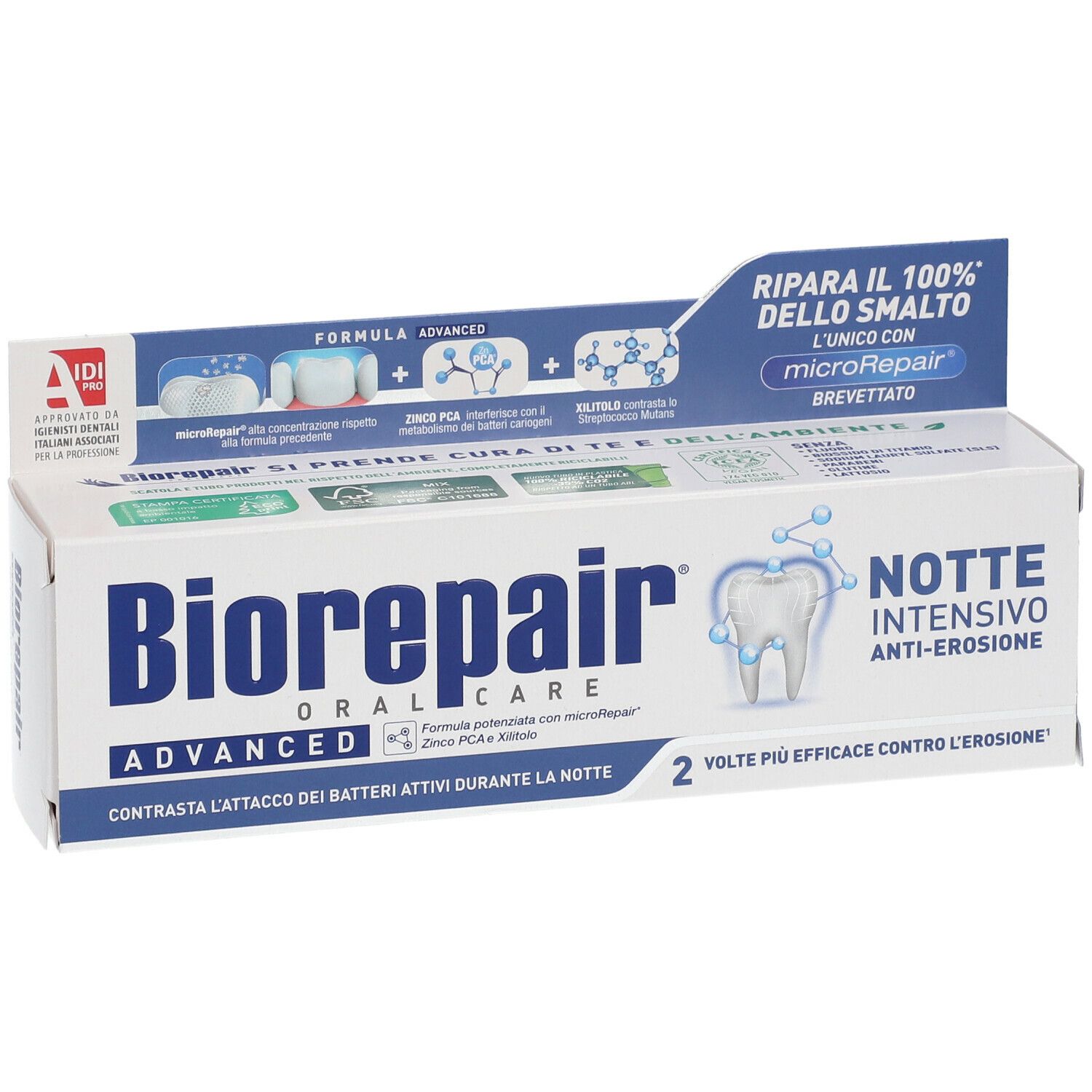 BIOREPAIR DENT ADVANCE NOTTE 75 ML