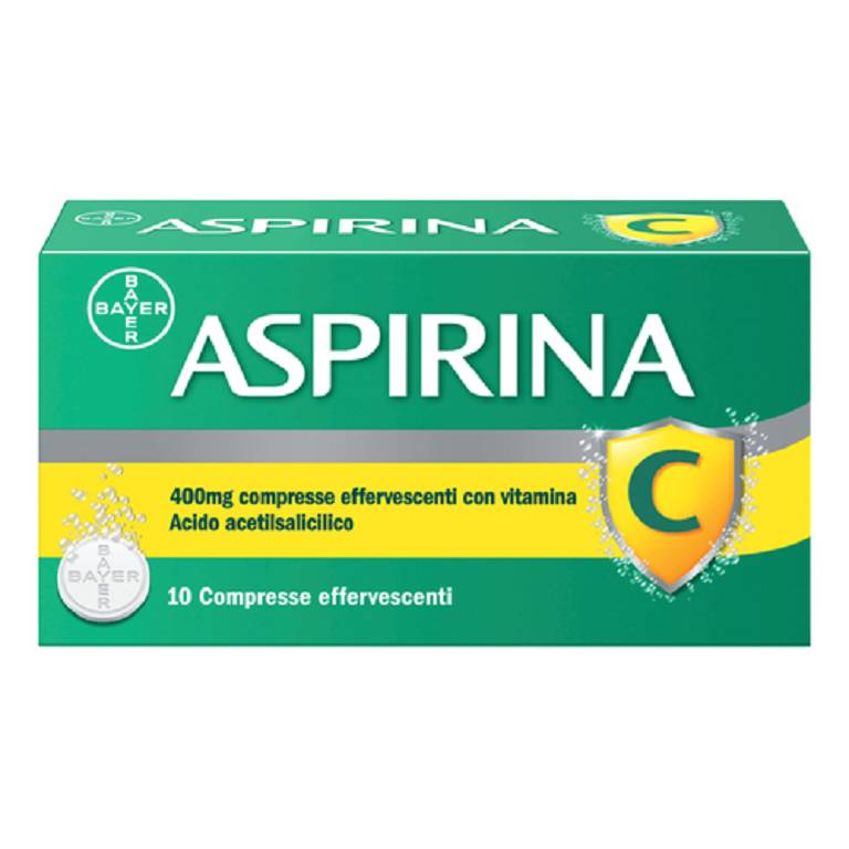 ASPIRINA C 10CPR EFF 400+240MG
