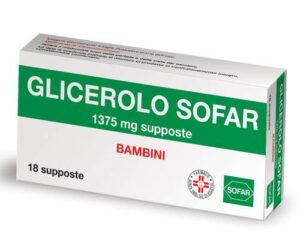 GLICEROLO ALFA BB 18SUPP1375MG