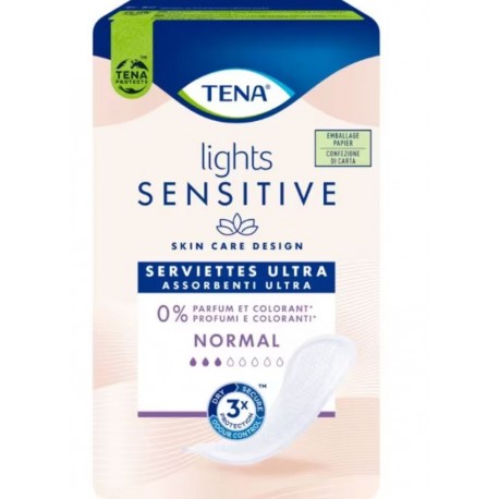 TENA LIGHTS SENS NORMAL 16PZ